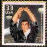 ROCKY MARCIANO BOXING STAMP PIN DX